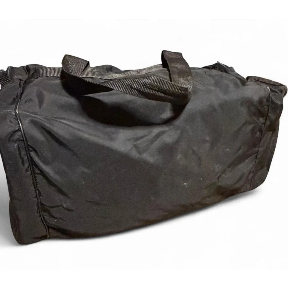 CAT Diesel Power Black Nylon Duffel Bag Gym Travel‎ Overnight Carry On VTG